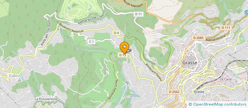 localisation de l'entreprise MONSIEUR ROMAIN SCAGLIARINI à GRASSE