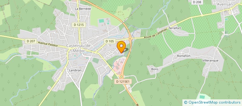 localisation de l'entreprise MONSIEUR ROMAIN SCANAVINO  LISTRAC-MEDOC