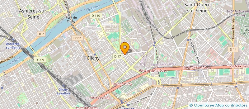 localisation de l'entreprise MONSIEUR ROMAIN SCHAFER à CLICHY