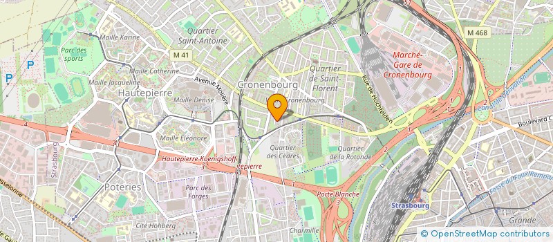 localisation de l'entreprise MONSIEUR ROMAIN SCHALLER à STRASBOURG