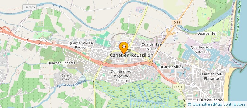 localisation de l'entreprise MONSIEUR ROMAIN SCHAPMAN  CANET-EN-ROUSSILLON