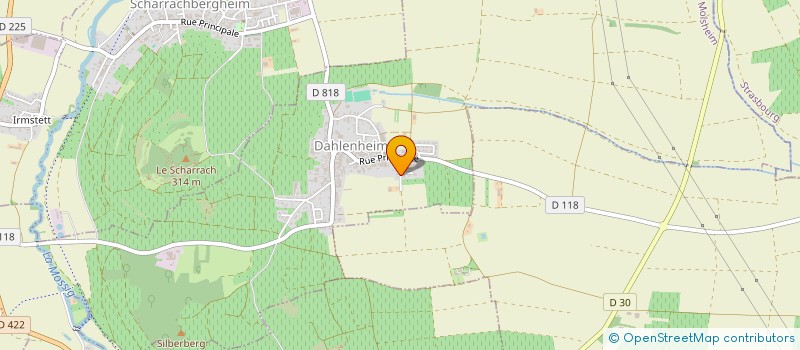 localisation de l'entreprise MONSIEUR ROMAIN SCHMITT  DAHLENHEIM