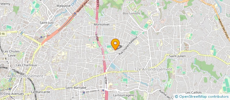 localisation de l'entreprise MONSIEUR ROMAIN SCHUTZ  MARSEILLE 12