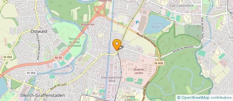 localisation de l'entreprise MONSIEUR ROMAIN SCHWERY  ILLKIRCH-GRAFFENSTADEN