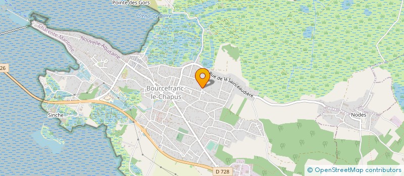 localisation de l'entreprise MONSIEUR ROMAIN SEGUIN  BOURCEFRANC-LE-CHAPUS