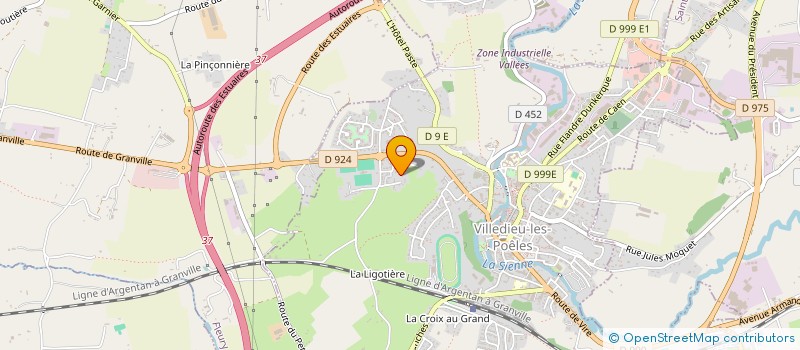 localisation de l'entreprise MONSIEUR ROMAIN SEGUIN  VILLEDIEU-LES-POELES-ROUFFIGNY