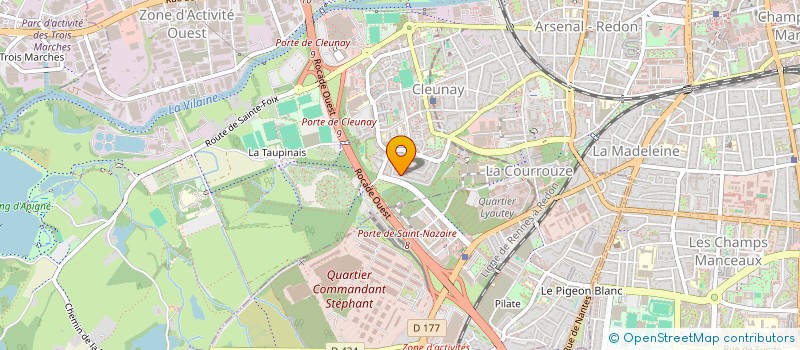 localisation de l'entreprise MONSIEUR ROMAIN SENE  RENNES