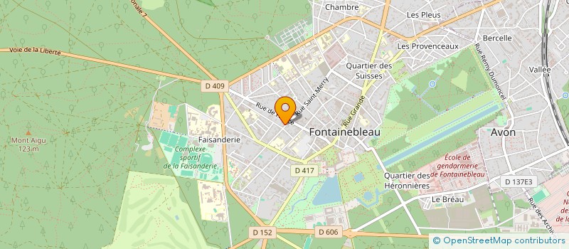 localisation de l'entreprise MONSIEUR ROMAIN SEPTFONS à FONTAINEBLEAU