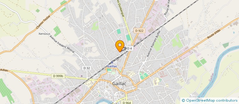 localisation de l'entreprise MONSIEUR ROMAIN SERRANO  GAILLAC