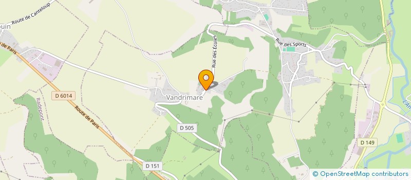 localisation de l'entreprise MONSIEUR ROMAIN SERY  VANDRIMARE