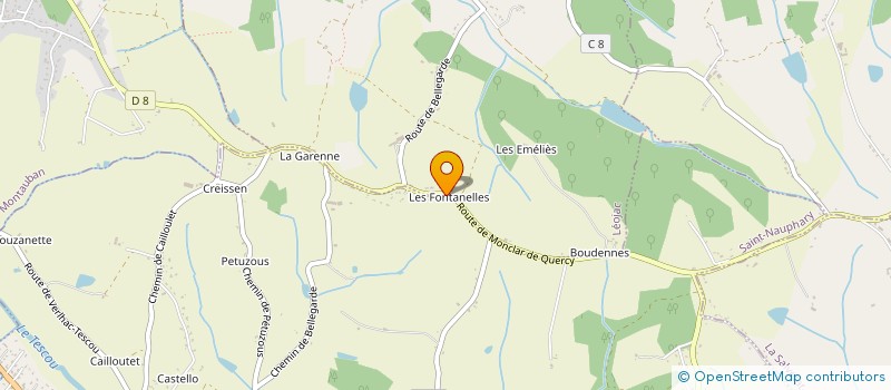 localisation de l'entreprise MONSIEUR ROMAIN SEVEGNES  SAINT-NAUPHARY