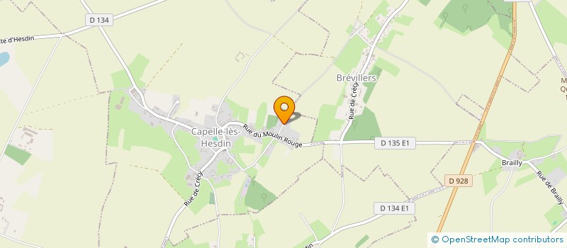 localisation de l'entreprise MONSIEUR ROMAIN SIBILLE  LE QUESNOY-EN-ARTOIS