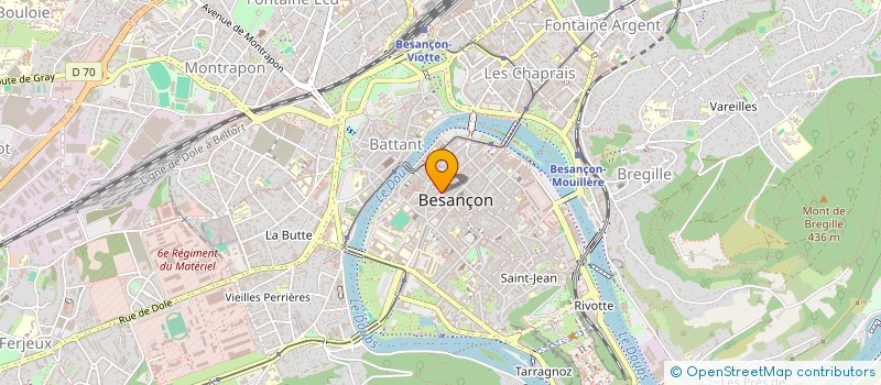 localisation de l'entreprise MONSIEUR ROMAIN SICARD à BESANCON