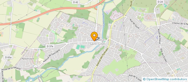 localisation de l'entreprise MONSIEUR ROMAIN SILHOL  LA SALVETAT-SAINT-GILLES