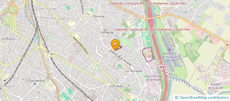 localisation de l'entreprise MONSIEUR ROMAIN SILVAGNI  TOULOUSE