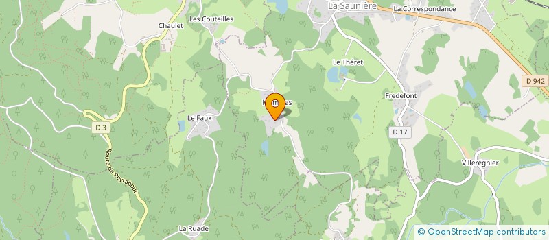 localisation de l'entreprise MONSIEUR ROMAIN SIMON  LA SAUNIERE