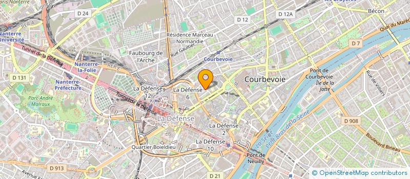 localisation de l'entreprise MONSIEUR ROMAIN SIMON à COURBEVOIE