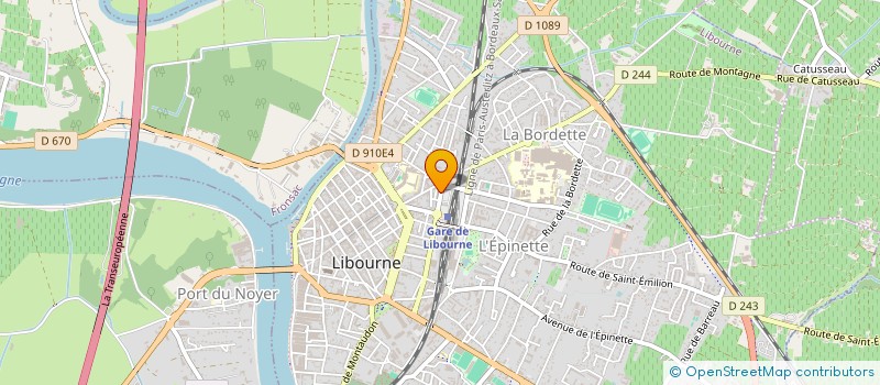 localisation de l'entreprise MONSIEUR ROMAIN SINATRA à LIBOURNE