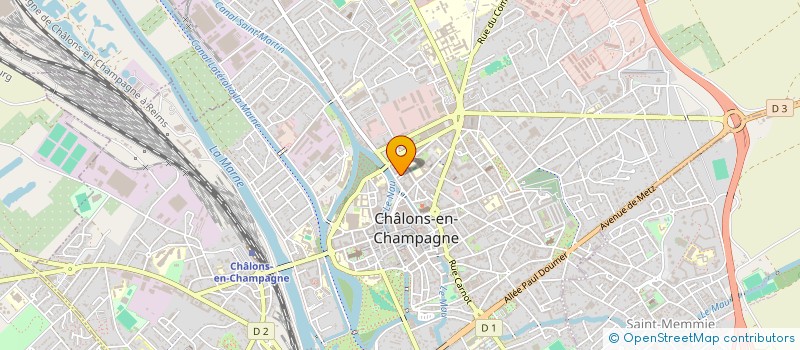 localisation de l'entreprise MONSIEUR ROMAIN SINNER  CHALONS-EN-CHAMPAGNE