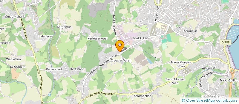 localisation de l'entreprise MONSIEUR ROMAIN SKARBEK à PERROS-GUIREC