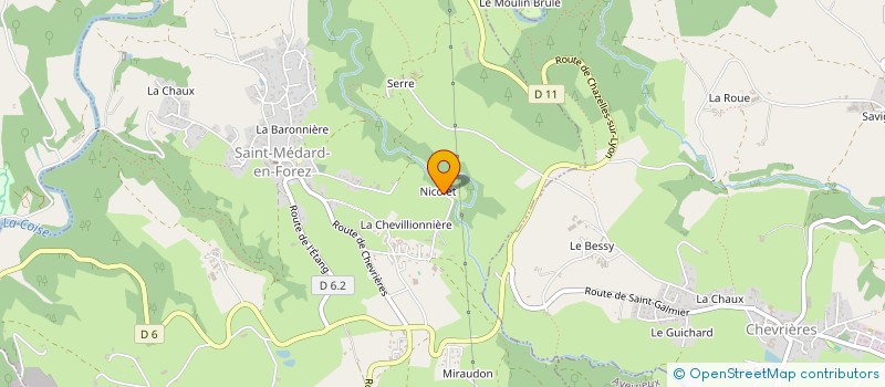 localisation de l'entreprise MONSIEUR ROMAIN SLIWINSKI-GILES VERD'HURT  SAINT-MEDARD-EN-FOREZ