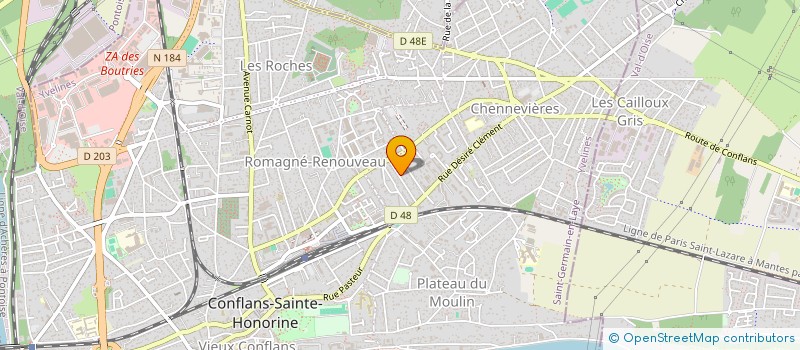 localisation de l'entreprise MONSIEUR ROMAIN SOARES  CONFLANS-SAINTE-HONORINE