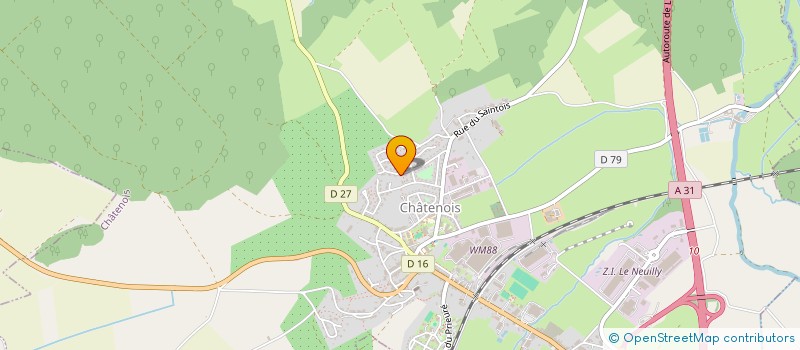 localisation de l'entreprise MONSIEUR ROMAIN SOARES à CHATENOIS