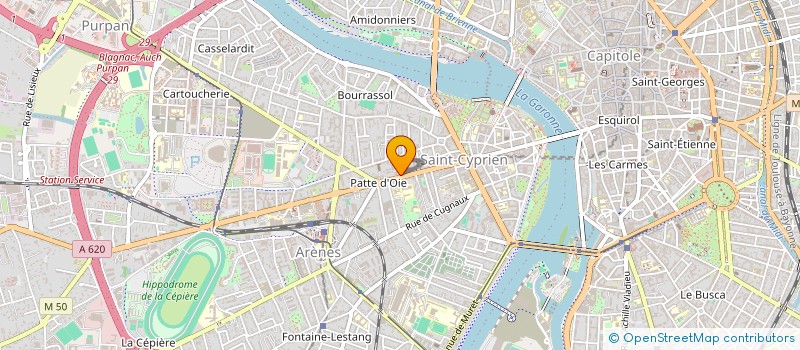 localisation de l'entreprise MONSIEUR ROMAIN SOLEY  TOULOUSE