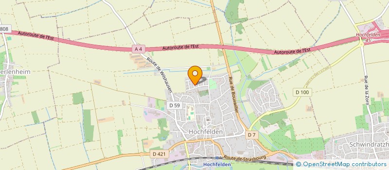 localisation de l'entreprise MONSIEUR ROMAIN SONDT  HOCHFELDEN