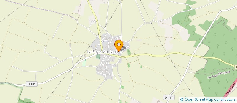 localisation de l'entreprise MONSIEUR ROMAIN SOULET  LA FOYE-MONJAULT