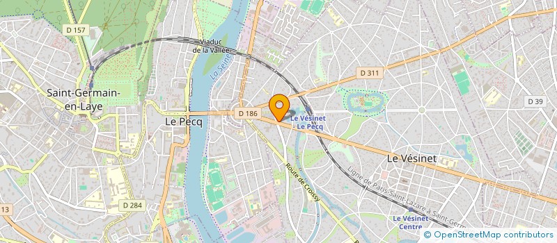 localisation de l'entreprise MONSIEUR ROMAIN SOULISSE à LE VESINET