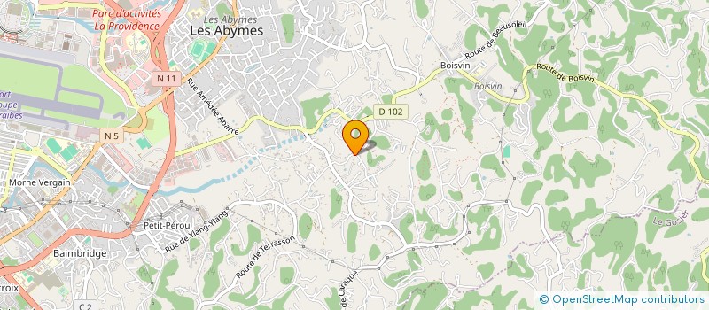 localisation de l'entreprise MONSIEUR ROMAIN SOUVE-EVENOR à LES ABYMES
