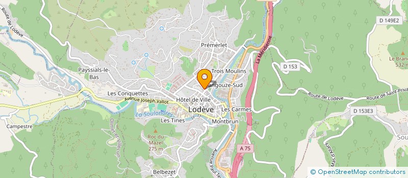 localisation de l'entreprise MONSIEUR ROMAIN SOWINSKI à LODEVE