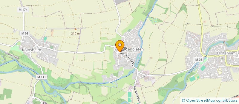 localisation de l'entreprise MONSIEUR ROMAIN SPIELMANN  HANGENBIETEN