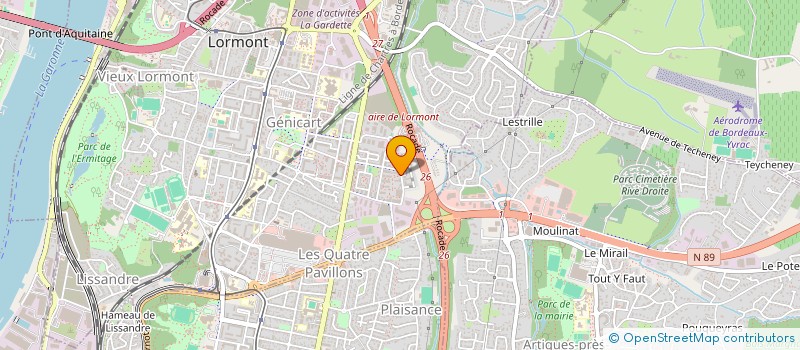 localisation de l'entreprise MONSIEUR ROMAIN STANISLAS  LORMONT