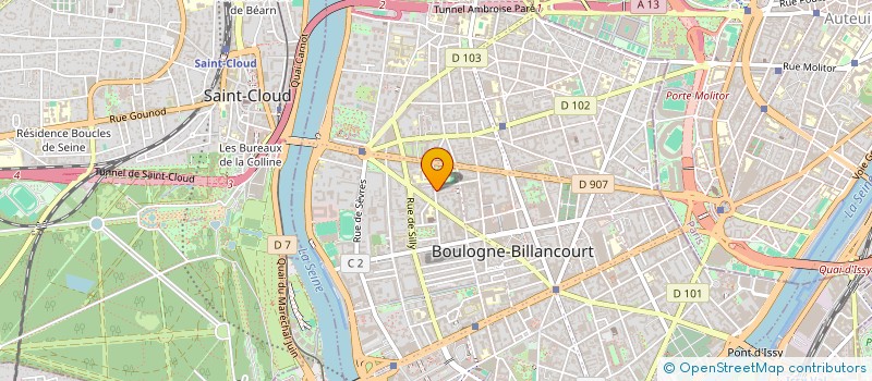 localisation de l'entreprise MONSIEUR ROMAIN STERN à BOULOGNE-BILLANCOURT