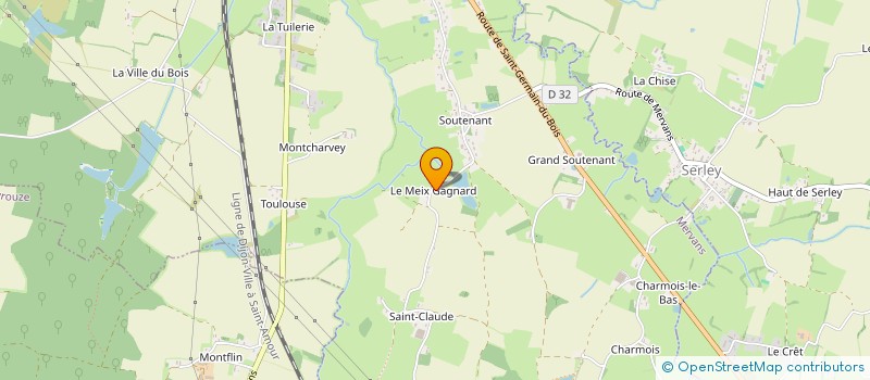 localisation de l'entreprise MONSIEUR ROMAIN STYRAN  CUISERY