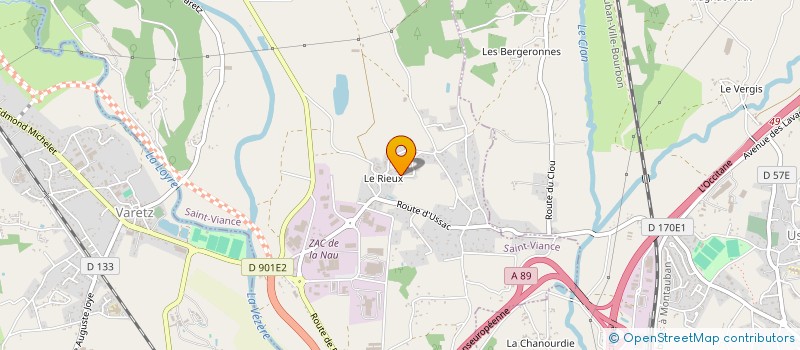 localisation de l'entreprise MONSIEUR ROMAIN SUBILLE à ALLASSAC