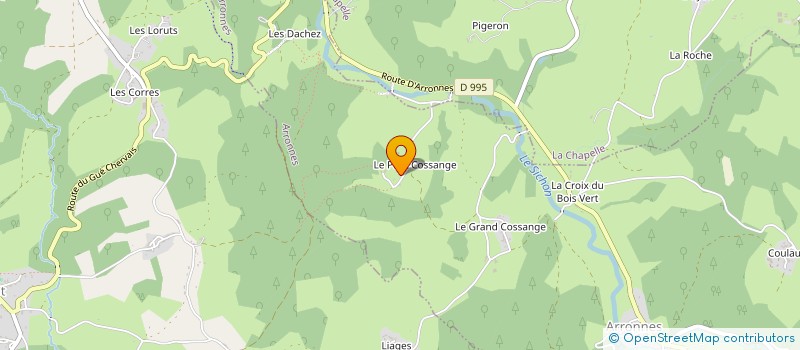 localisation de l'entreprise MONSIEUR ROMAIN SUDRE  ARRONNES