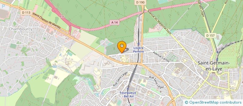 localisation de l'entreprise MONSIEUR ROMAIN SUREAU à SAINT-GERMAIN-EN-LAYE