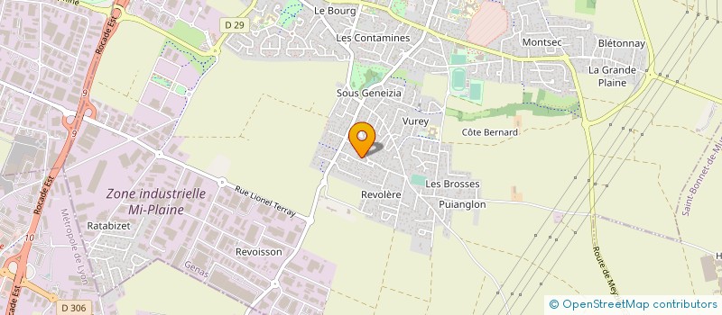 localisation de l'entreprise MONSIEUR ROMAIN SUZAT  GENAS