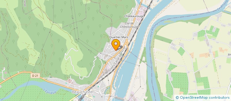 localisation de l'entreprise MONSIEUR ROMAIN TAFLA  BEAUCHASTEL