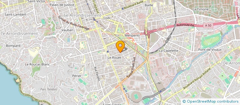 localisation de l'entreprise MONSIEUR ROMAIN TAILLANDIER  MARSEILLE