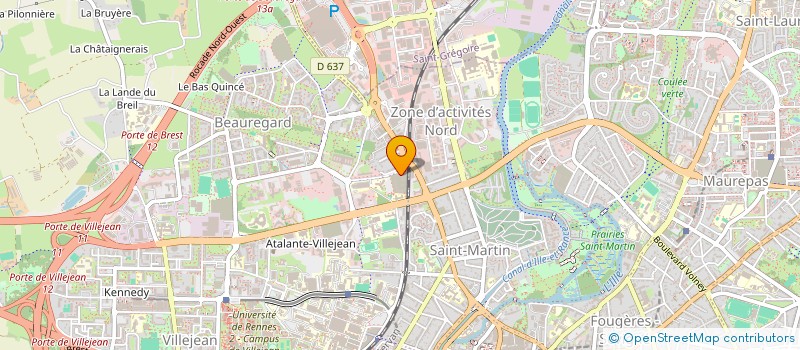 localisation de l'entreprise MONSIEUR ROMAIN TALBOT à RENNES