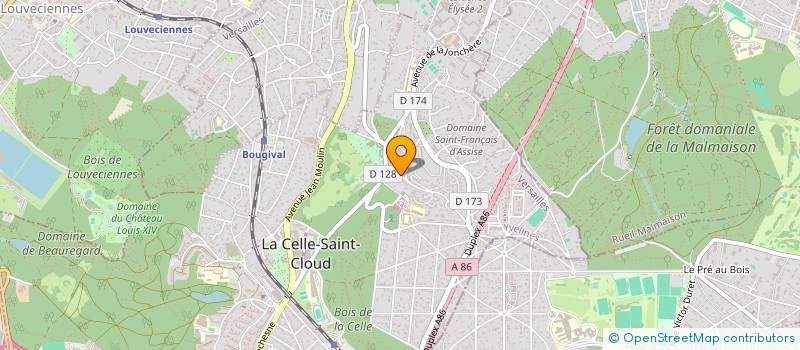 localisation de l'entreprise MONSIEUR ROMAIN TALLET à LA CELLE-SAINT-CLOUD