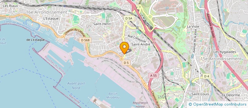 localisation de l'entreprise MONSIEUR ROMAIN TANDA  MARSEILLE