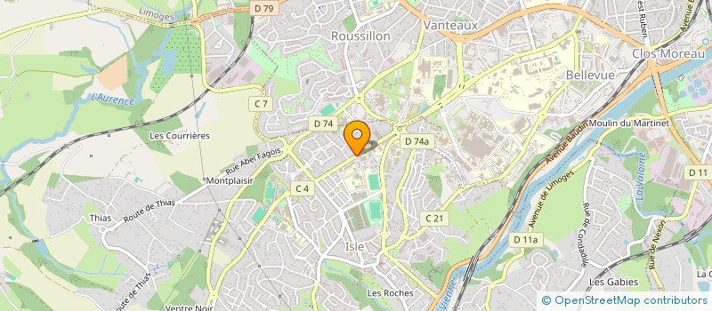 localisation de l'entreprise MONSIEUR ROMAIN TANTY  ISLE