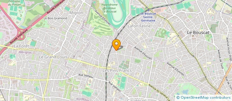 localisation de l'entreprise MONSIEUR ROMAIN TAOCHY  BORDEAUX