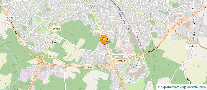 localisation de l'entreprise MONSIEUR ROMAIN TASTET  SAINT-PIERRE-DU-MONT