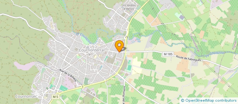 localisation de l'entreprise MONSIEUR ROMAIN TEISSIER à COURNONTERRAL